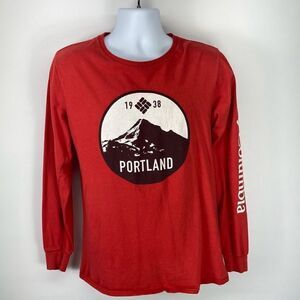 Columbia Portland Long Sleeve Shirt Mens Size Medium